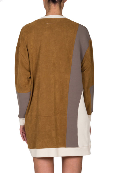 Patchwork Jersey Dress - cooder