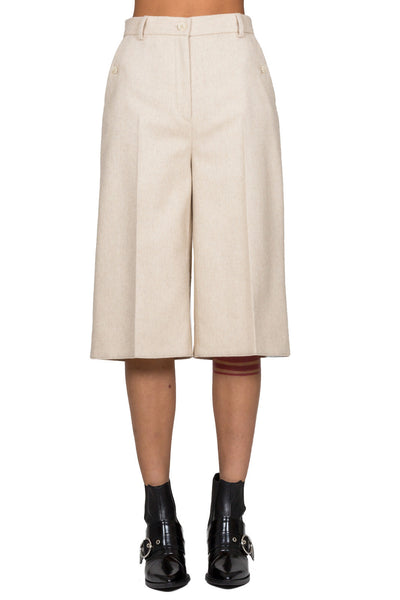 Cropped Wide Leg Trousers - cooder
